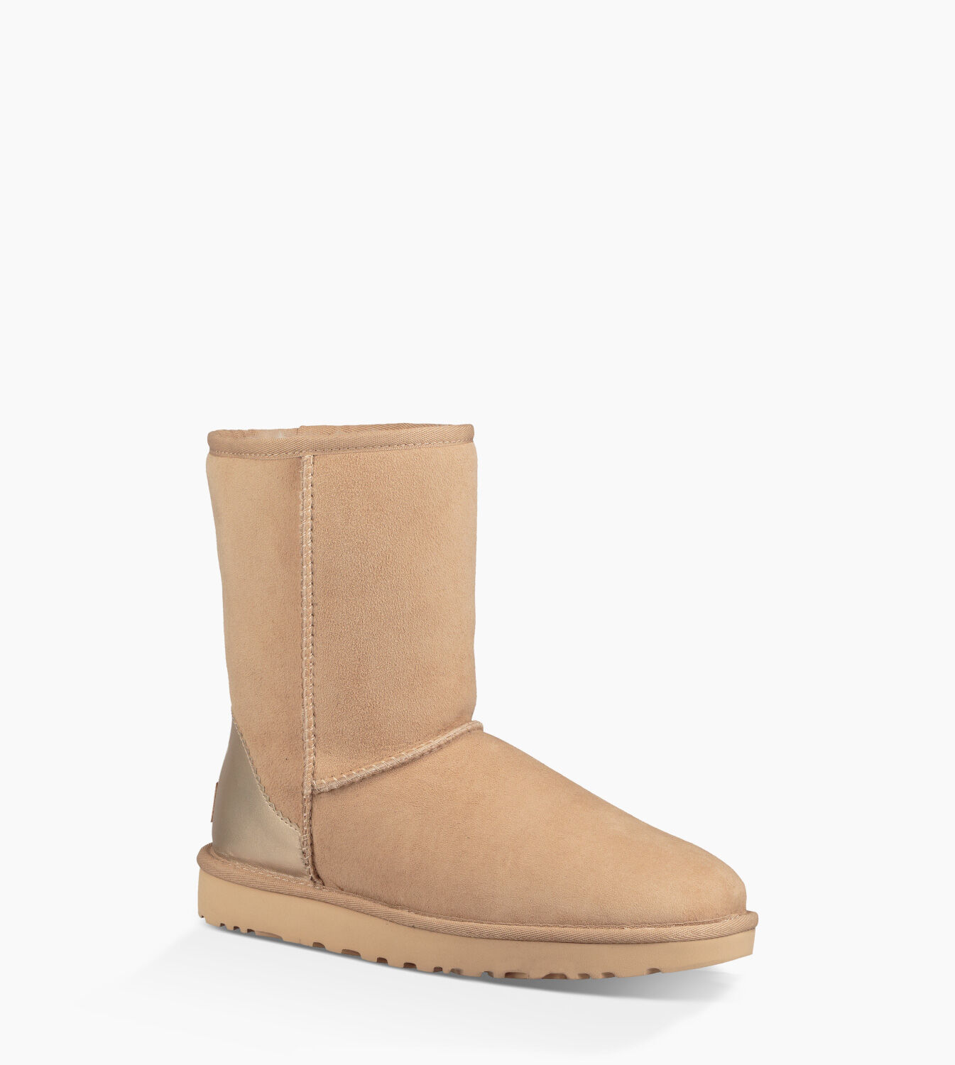 Ugg short metallic boots