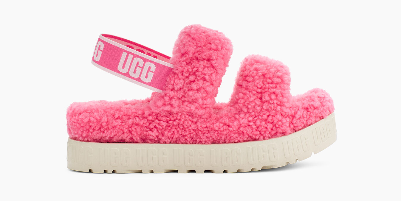 pink fluffita uggs
