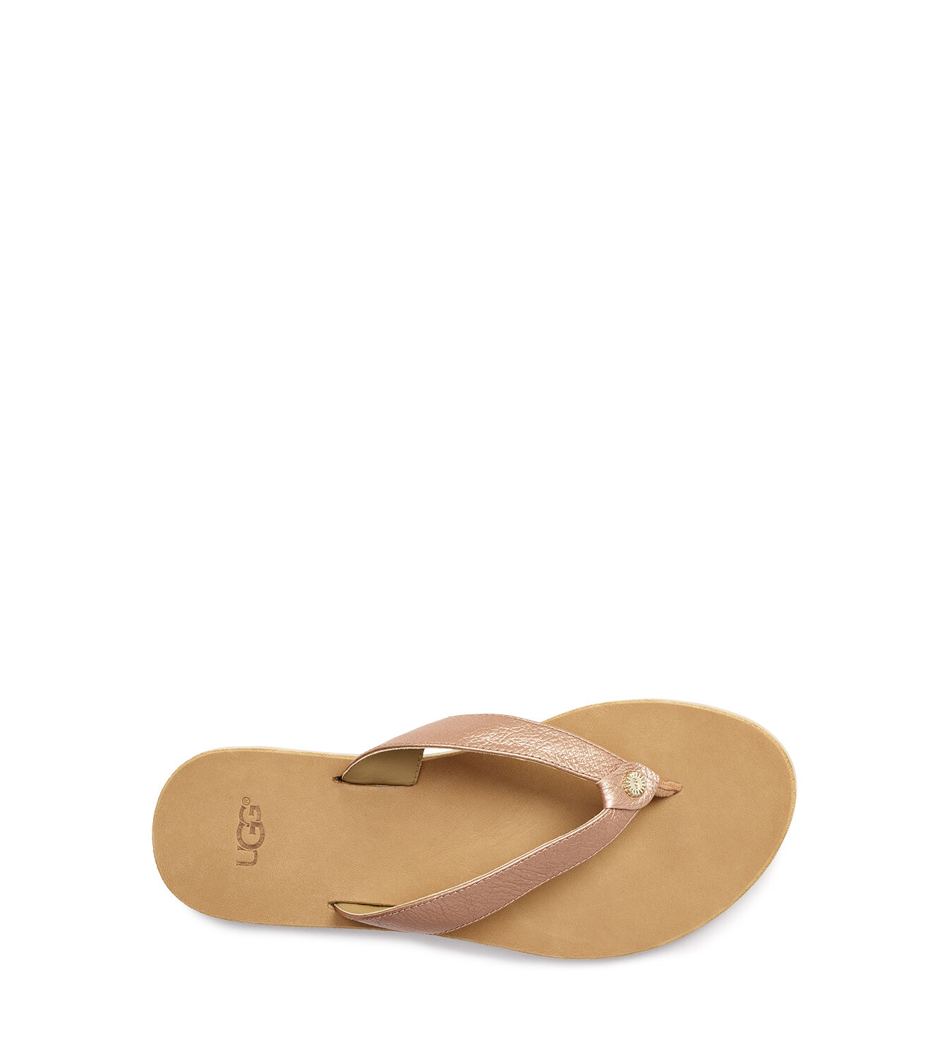 ugg tawney flip flop rose gold