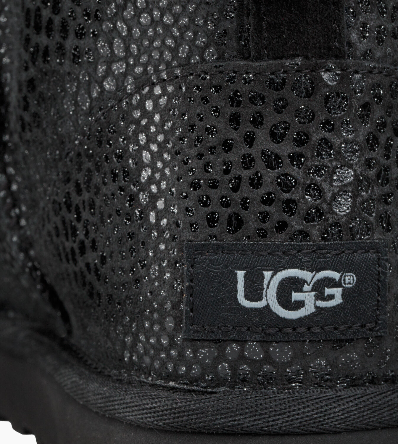 ugg mini glitzy black
