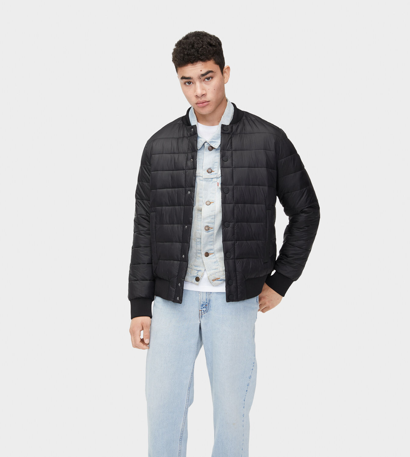 stone island zip up jacket