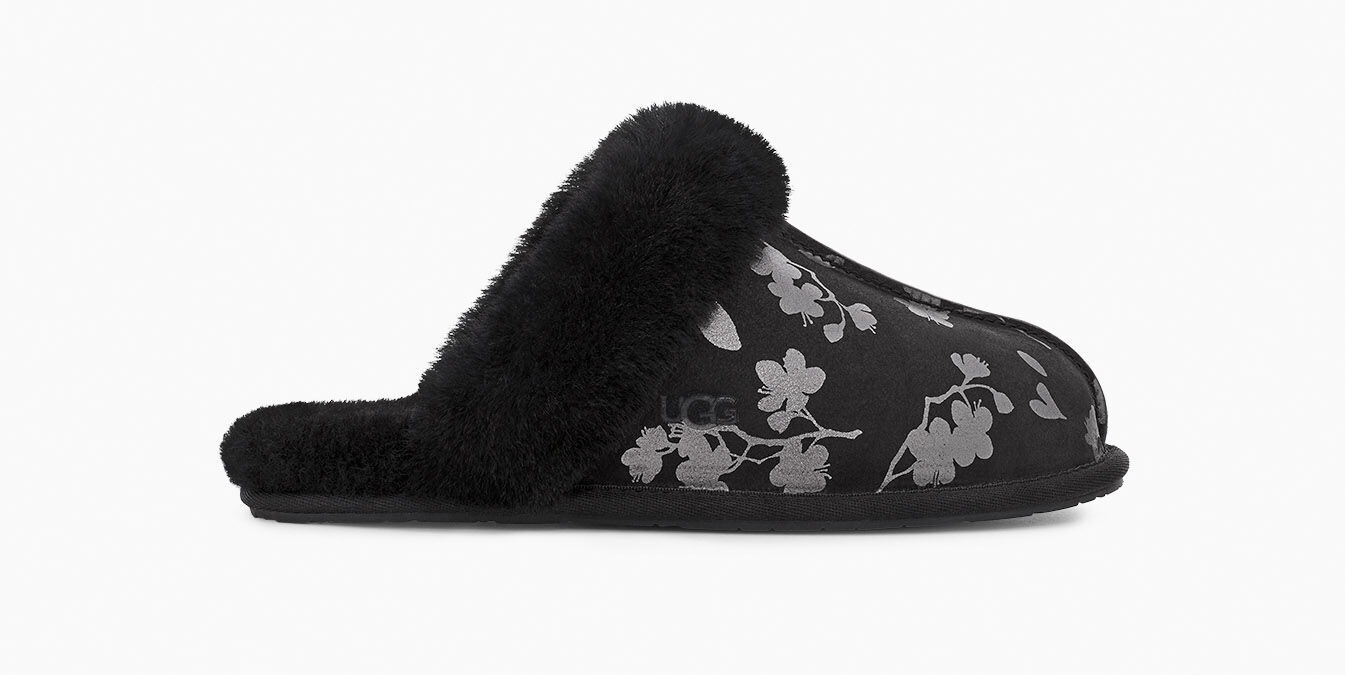 Scuffette ii floral foil slipper Clearance