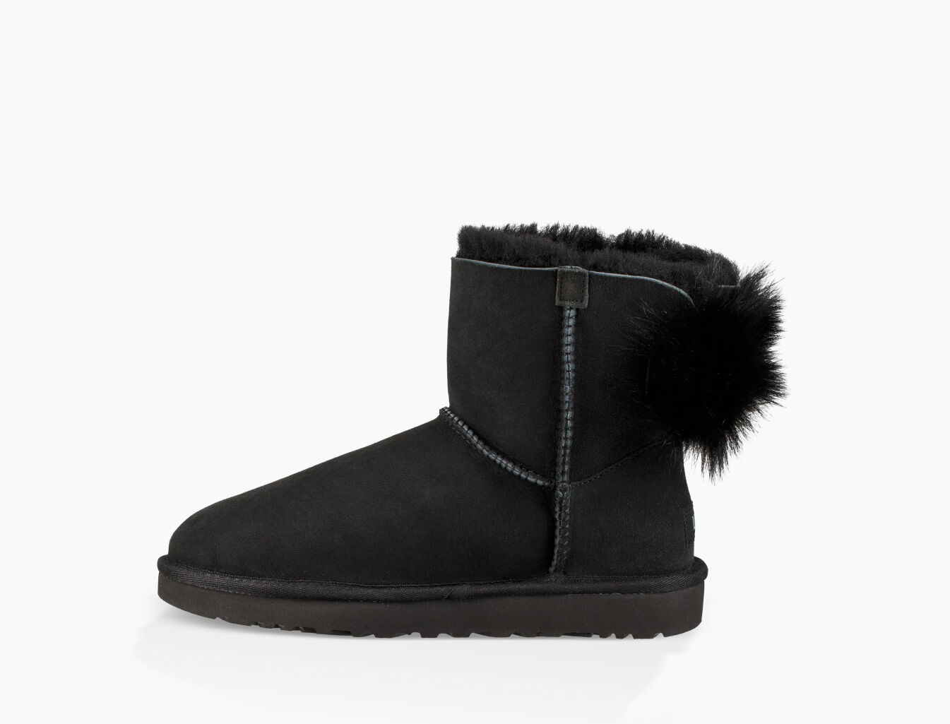 ugg fluff bow mini classic boot