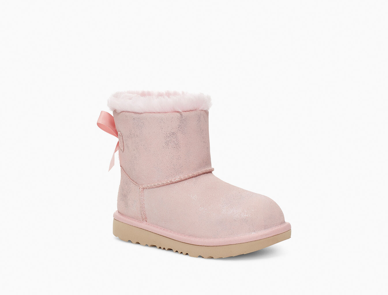 ugg mini bailey bow shimmer