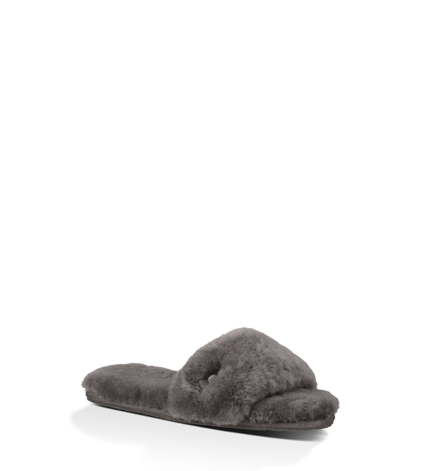 women's ugg fluff slide slippers