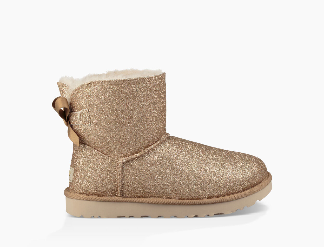 glitter bailey bow uggs