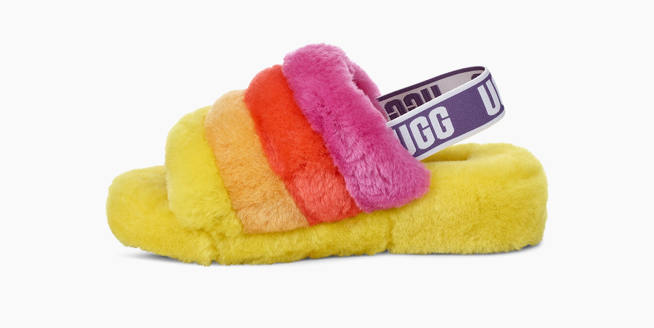 UGG® Fluff Yeah Logo Slide for Women UGG® UK