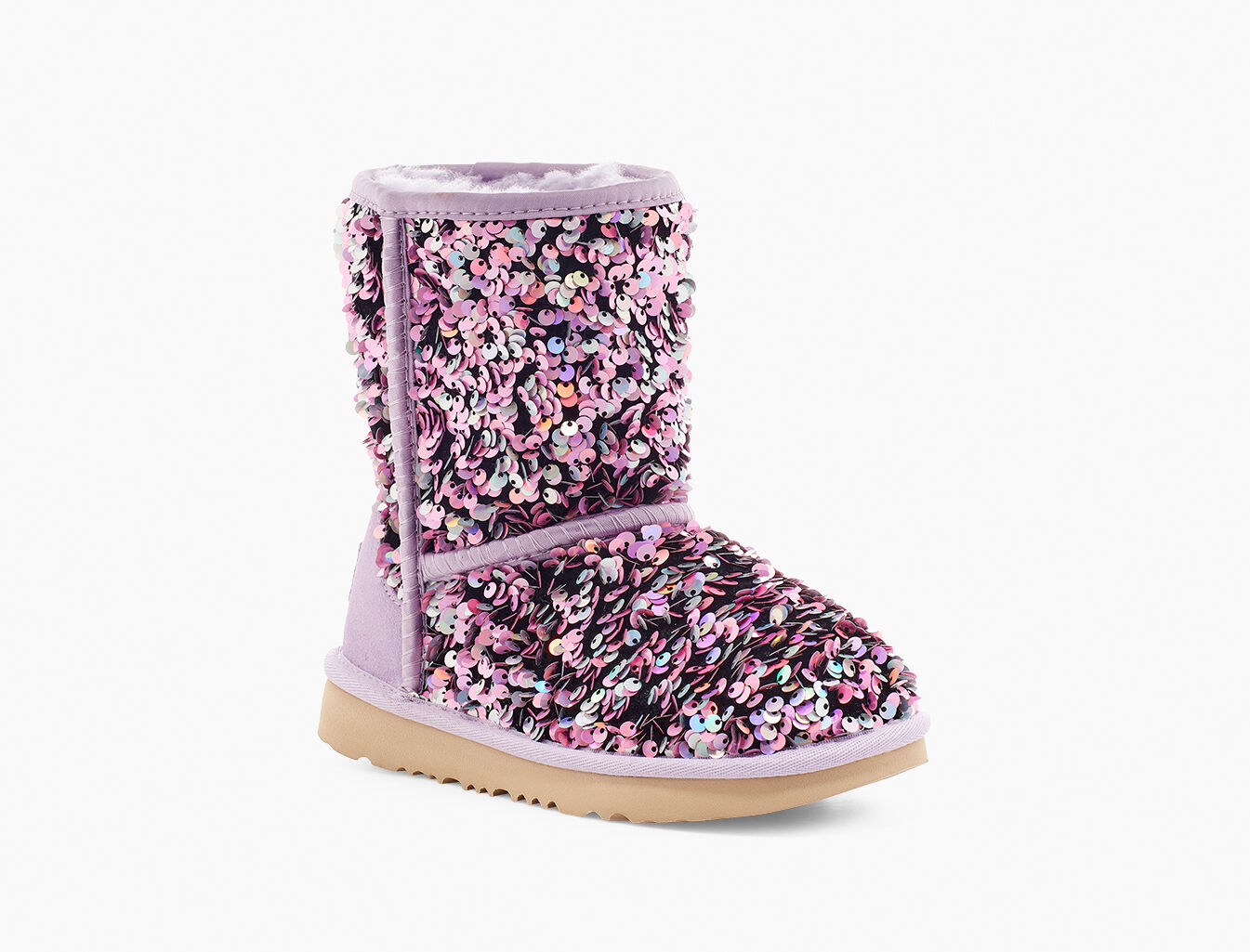Pink sequin new arrivals uggs