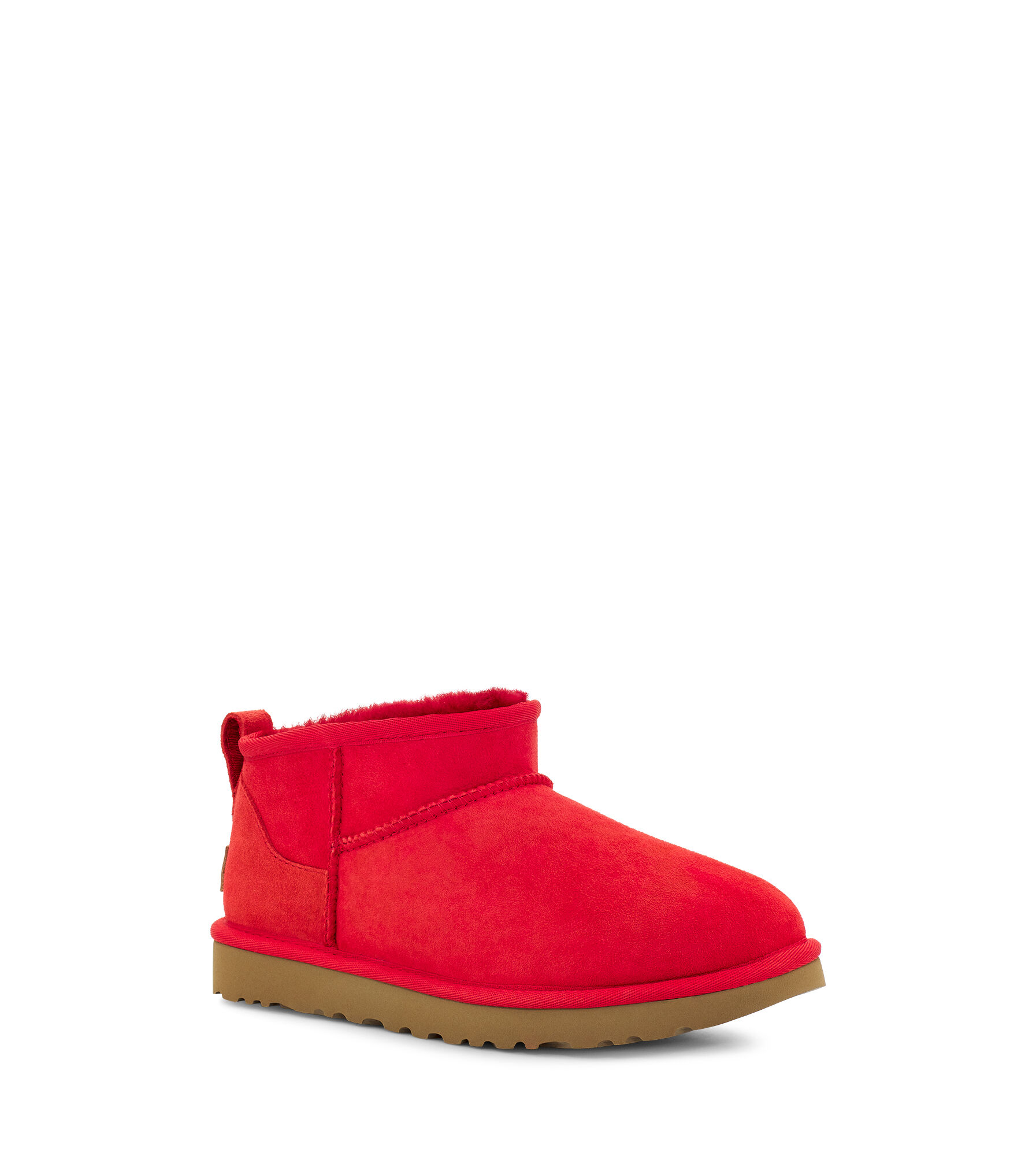 red ugg mini boots