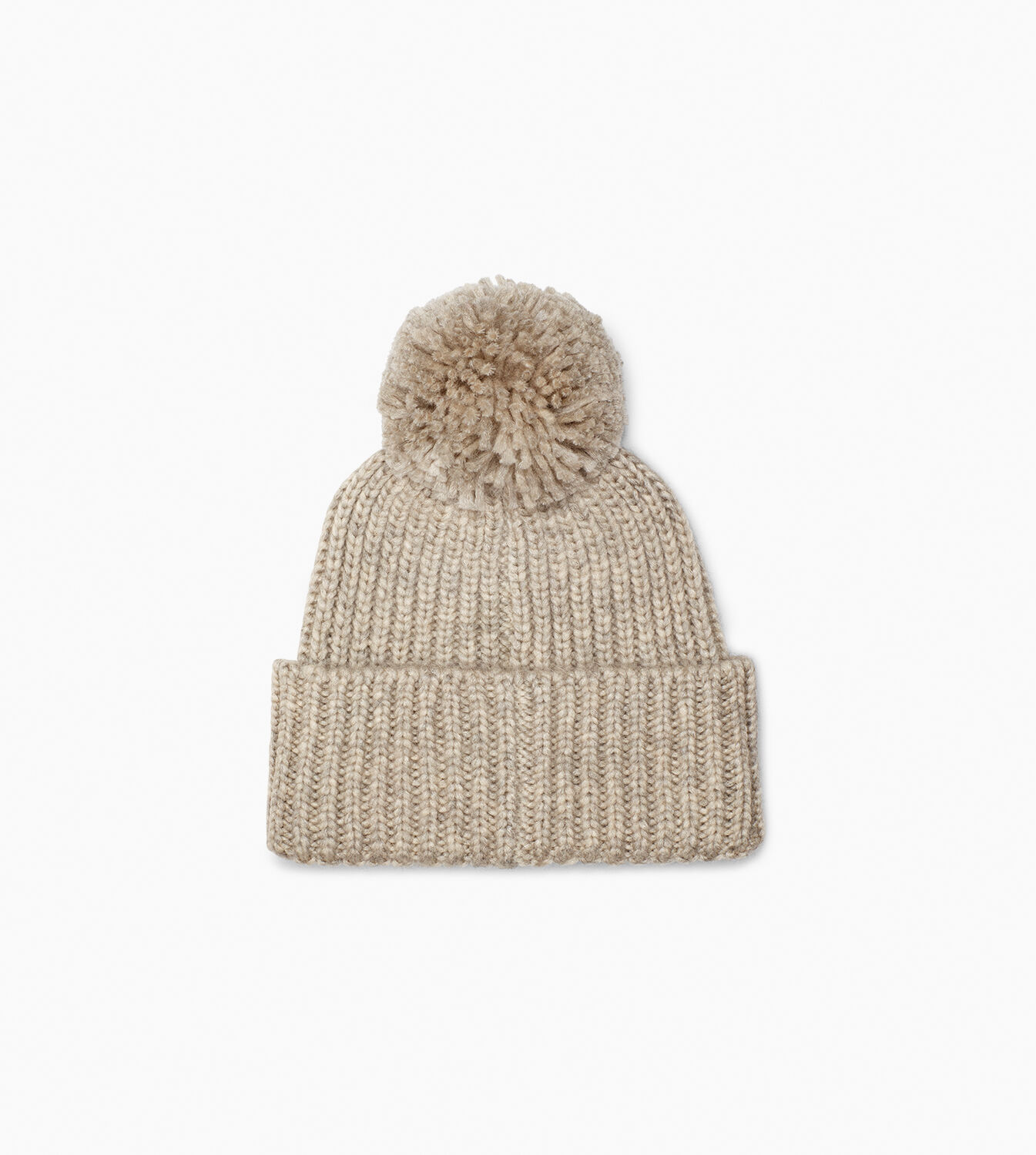UGG® Chunky Rib Knit Beanie with Pom 