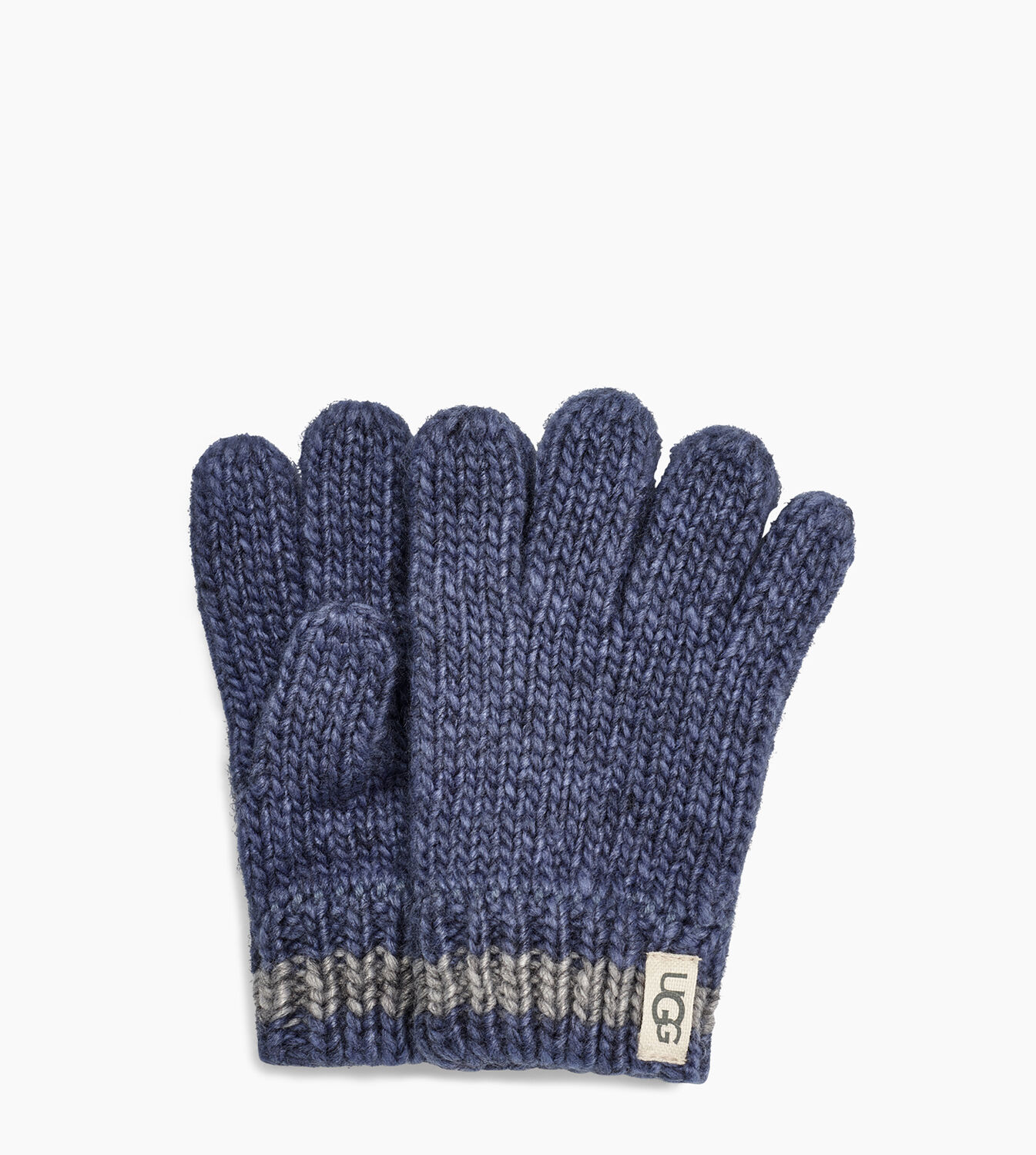 Chunky Stripe Knit Glove