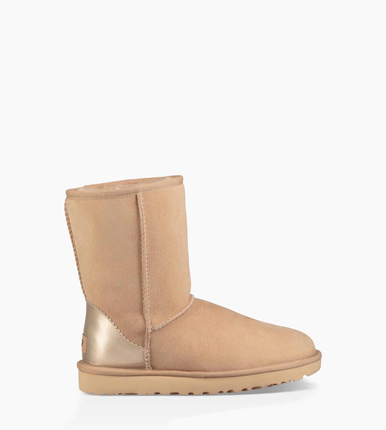 classic short metallic uggs