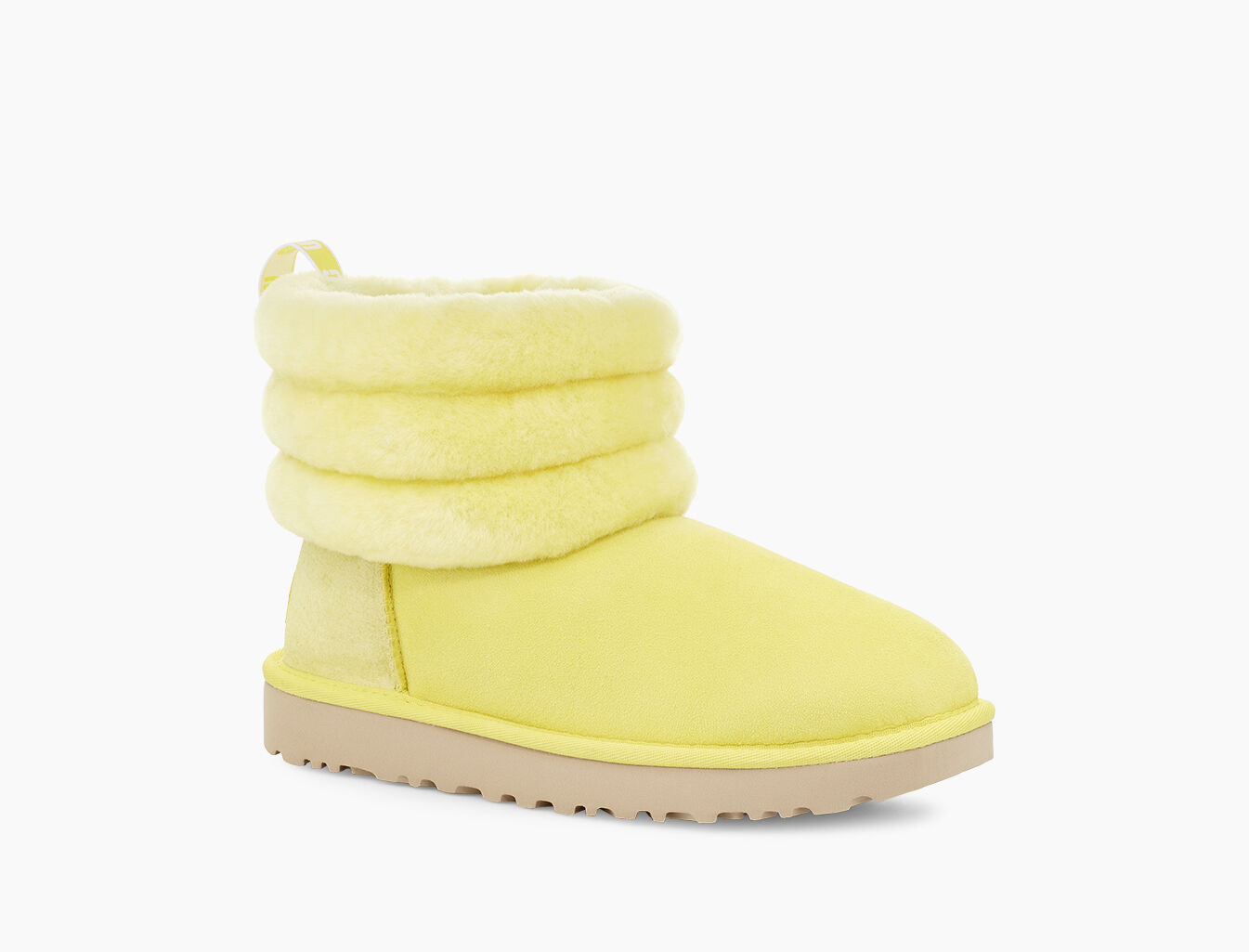 Ugg mini fluff quilted boot orange Clearance