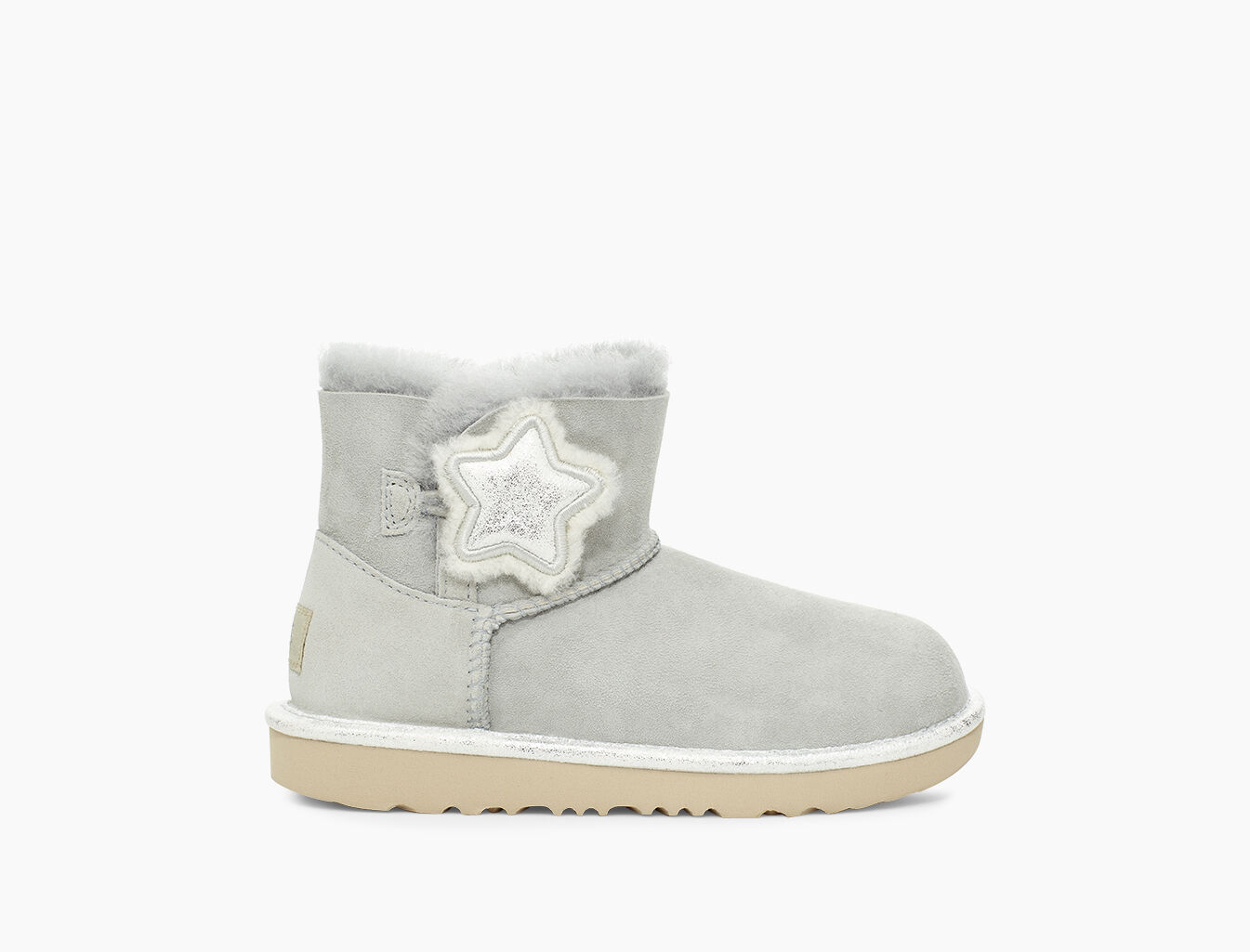 ugg mini bailey button beige