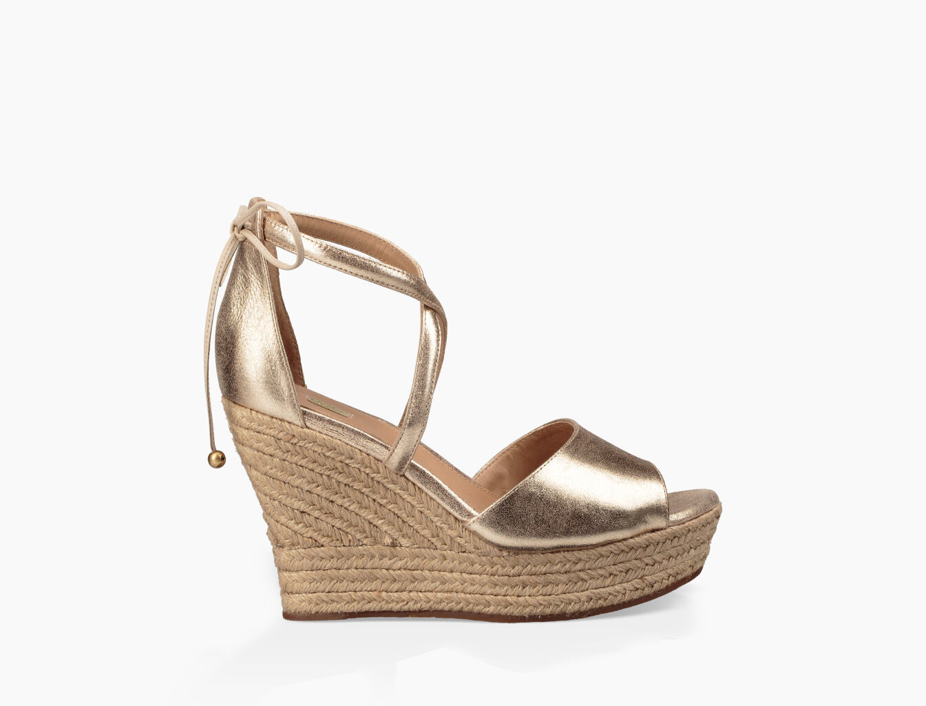 ugg reagan metallic wedge