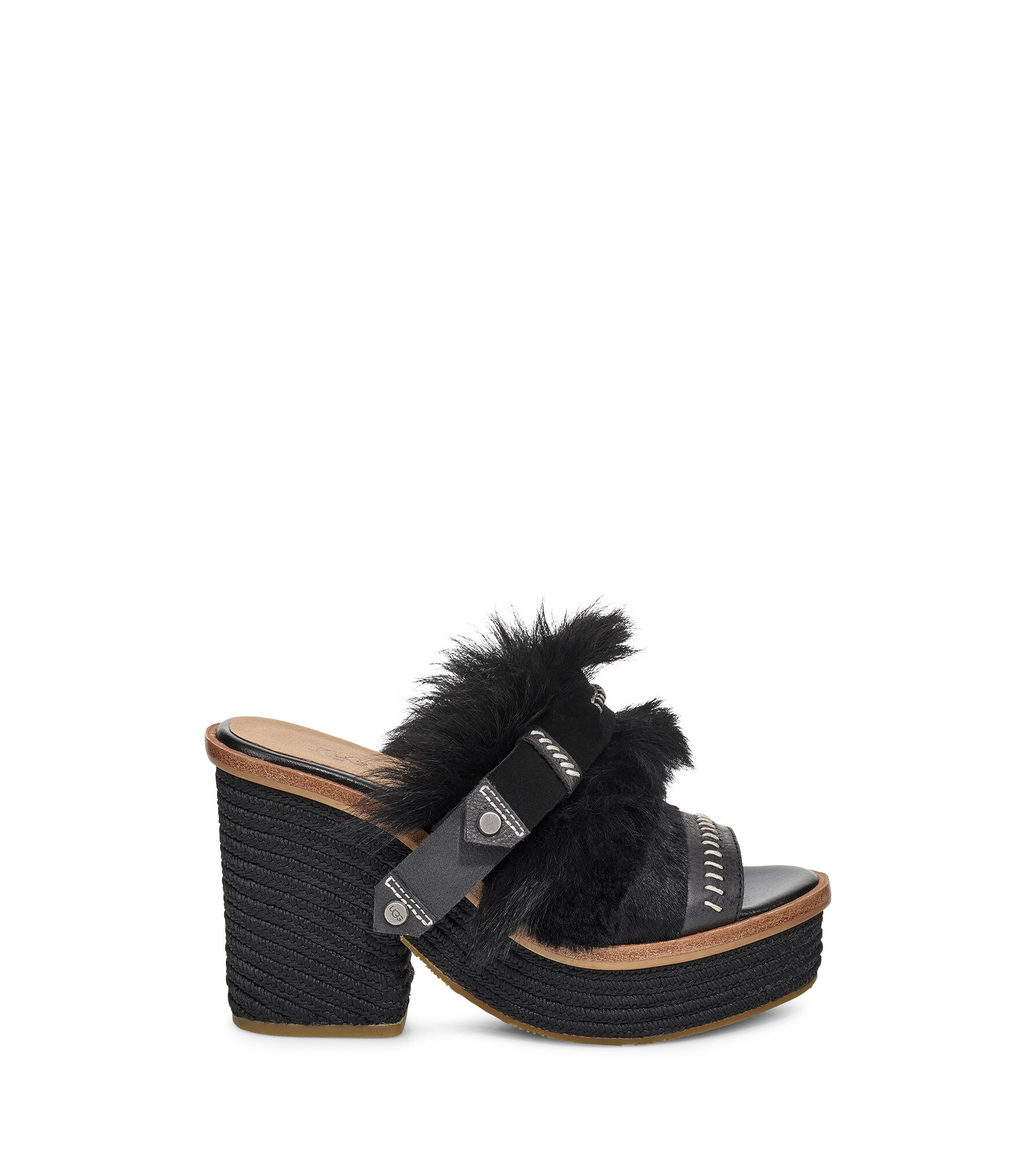 ugg fluff punk slingback