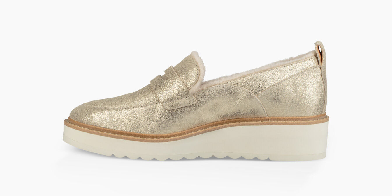 ugg metallic loafer