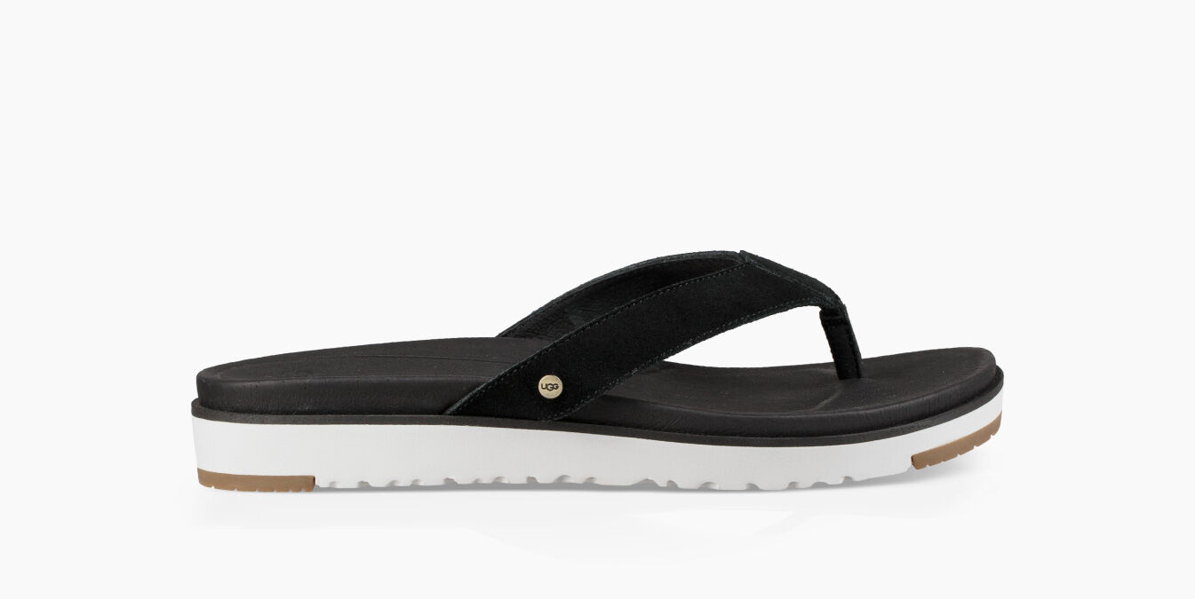 ugg suede flip flops