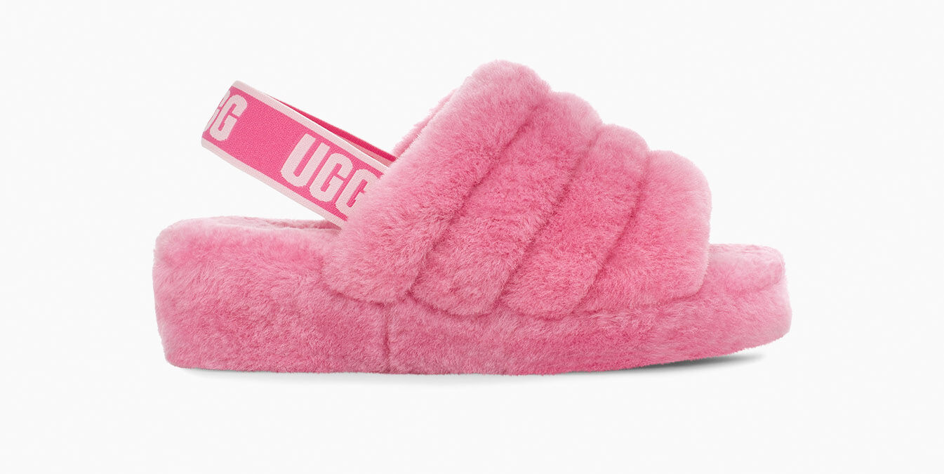 fluff yeah logo slide pink