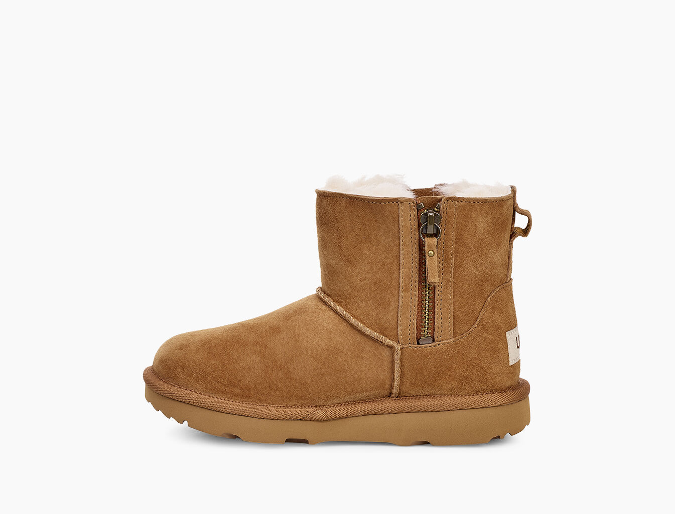 ugg mini double zip chestnut
