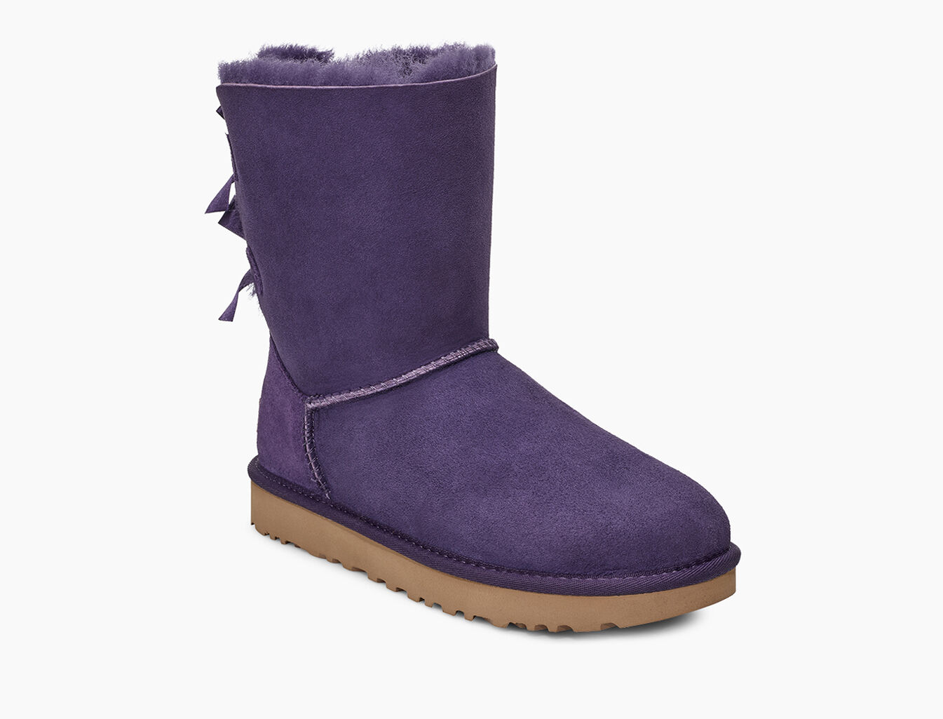 purple bailey bow uggs womens