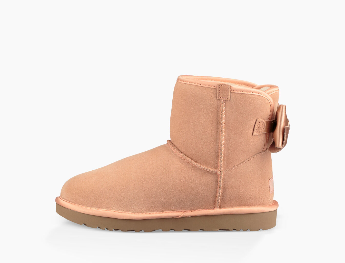 ugg satin bow mini boot