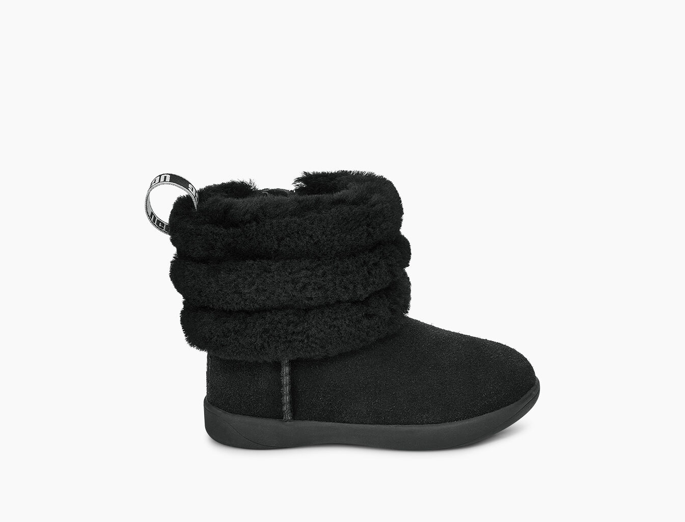 ugg fluff mini quilted grey