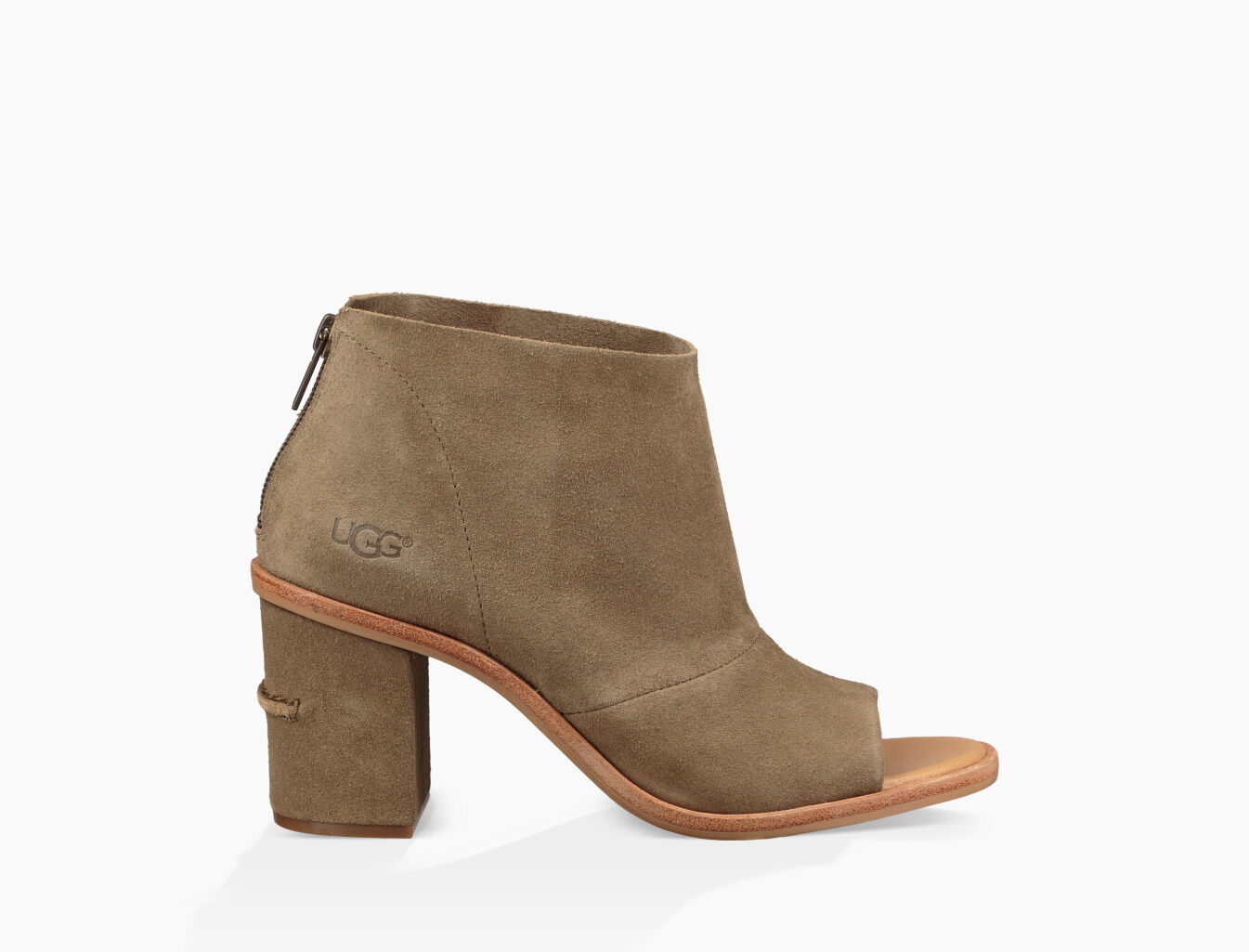 ugg ginger block heel bootie