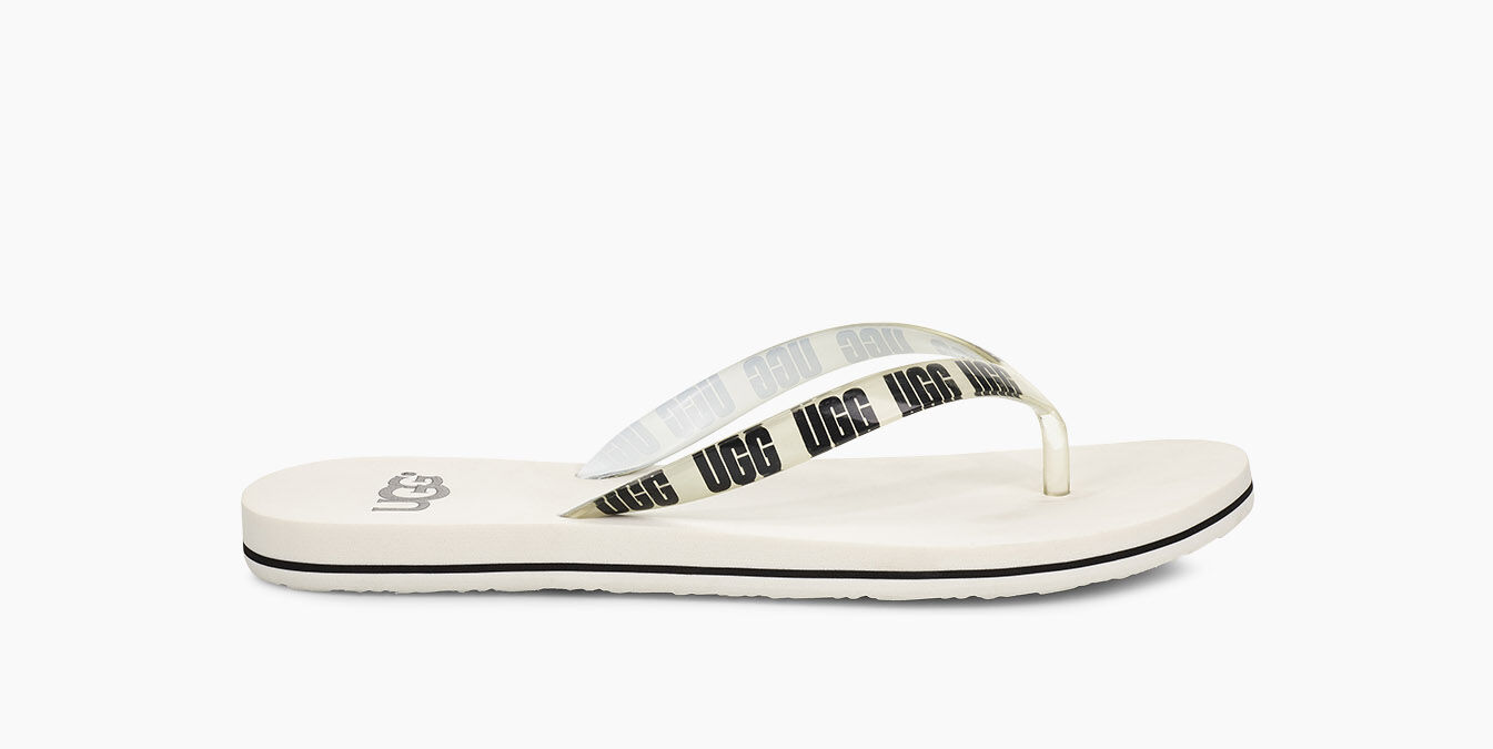 ugg simi graphic flip flop