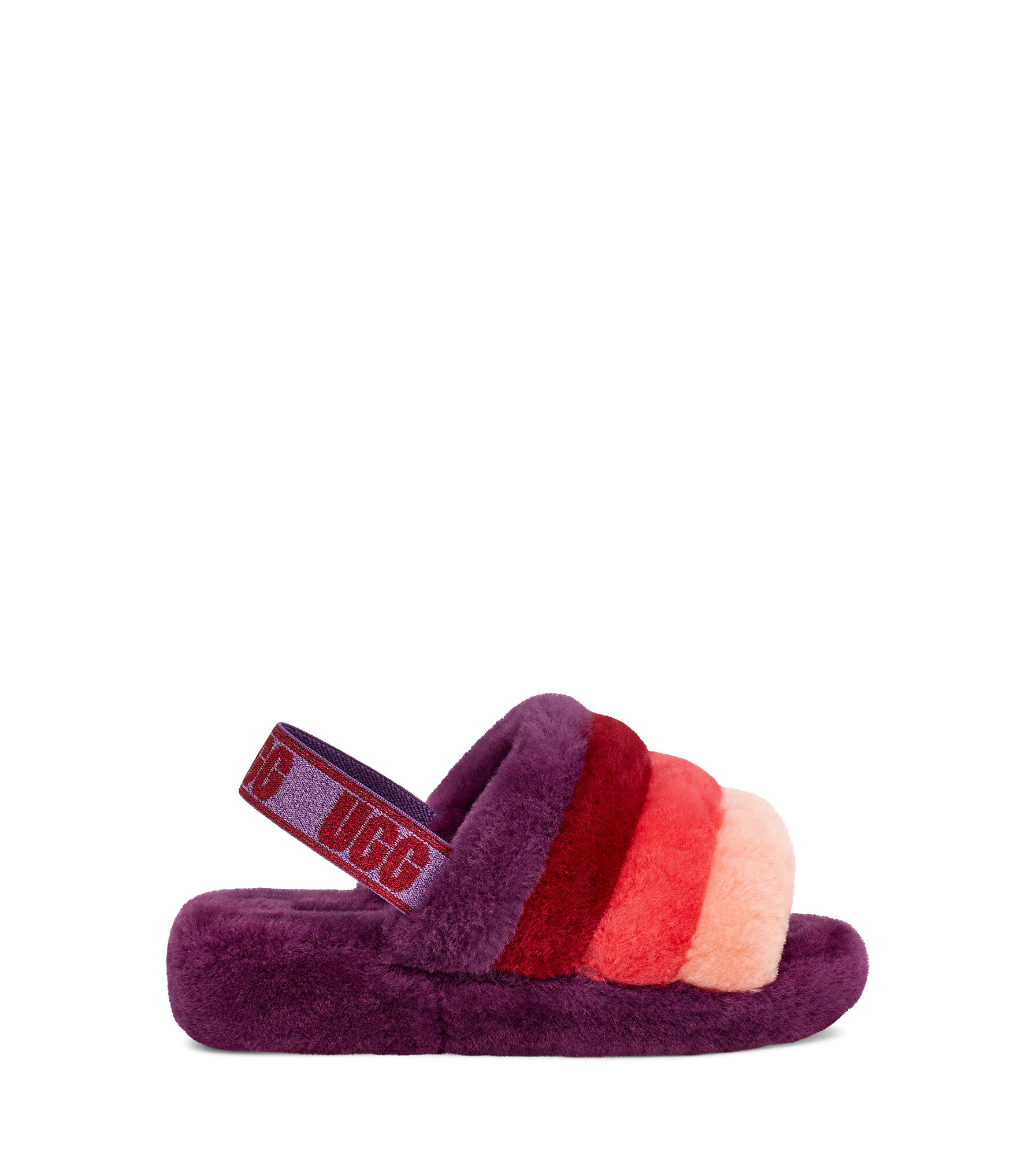 ugg fluff yeah slide purple