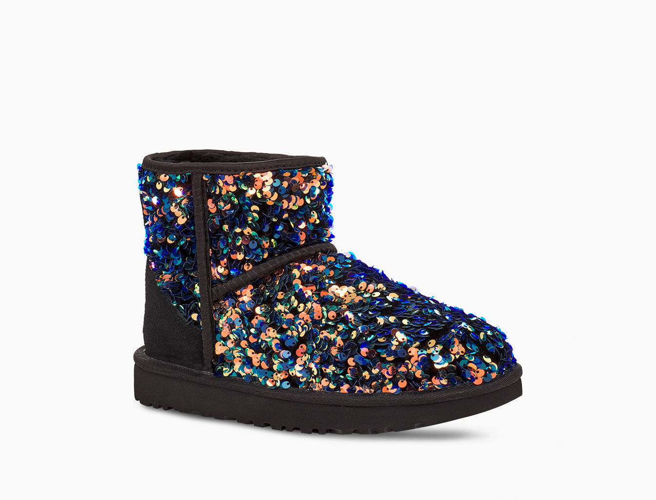 sequin black ugg boots