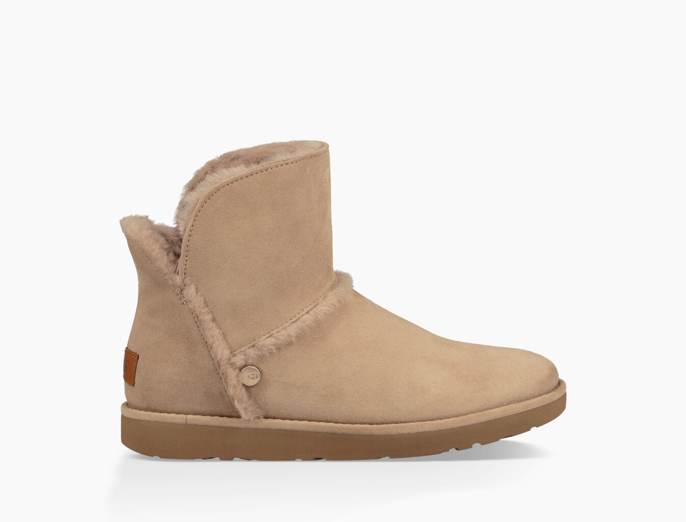 ugg luxe spill seam mini boot