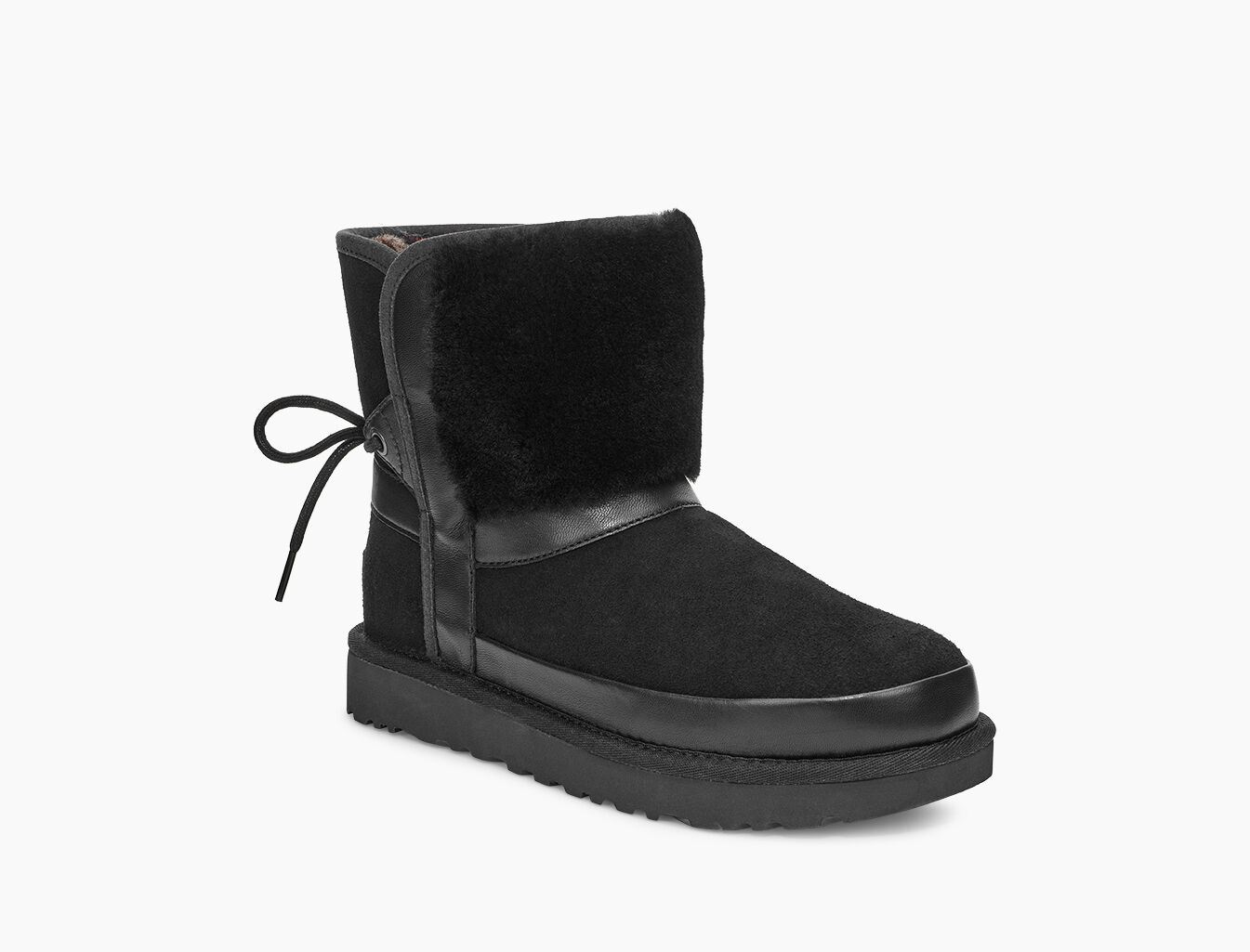 Classic Leopard Lined Bow Boot