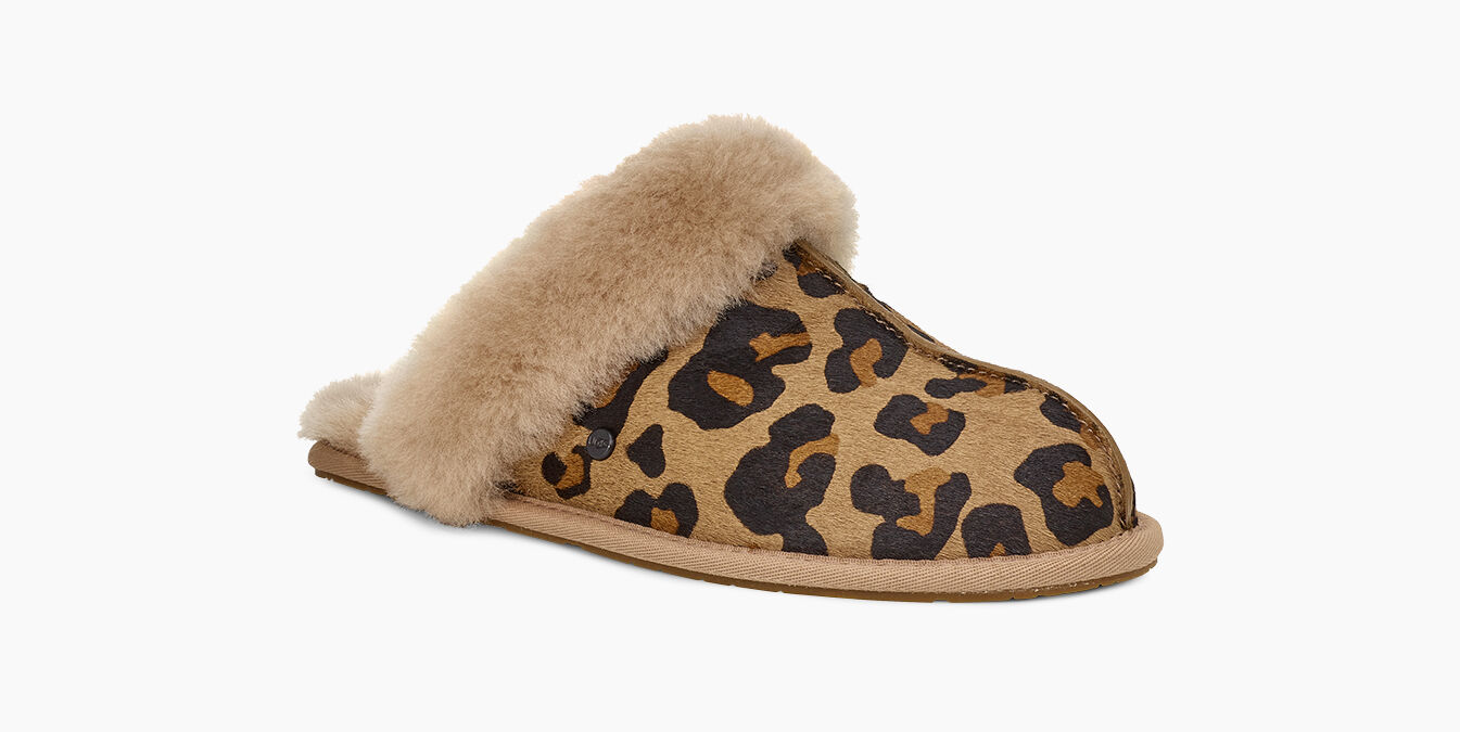 ugg scuffette slippers leopard