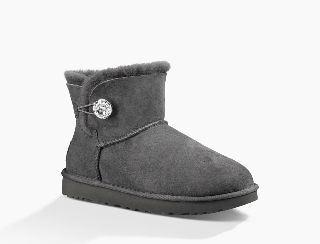 black ugg boots with buttons