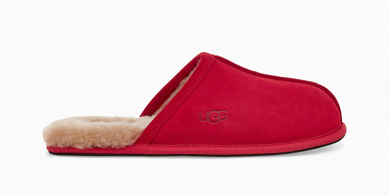 red ugg mens slippers