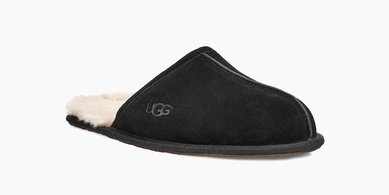 mens ugg scuff leather slippers