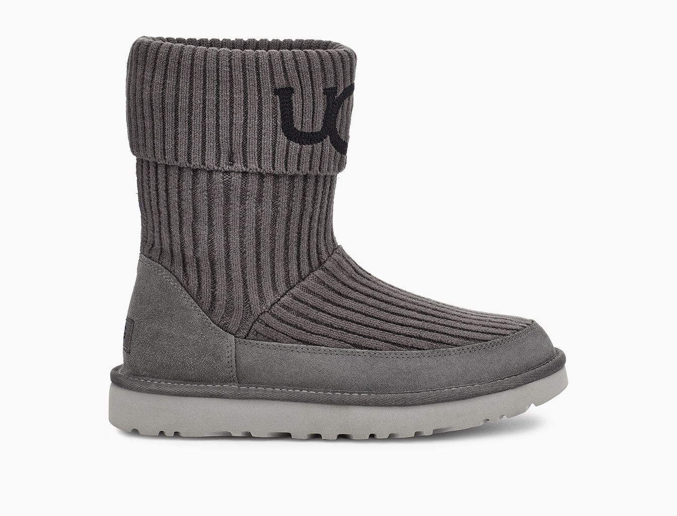 ugg grey knit boots