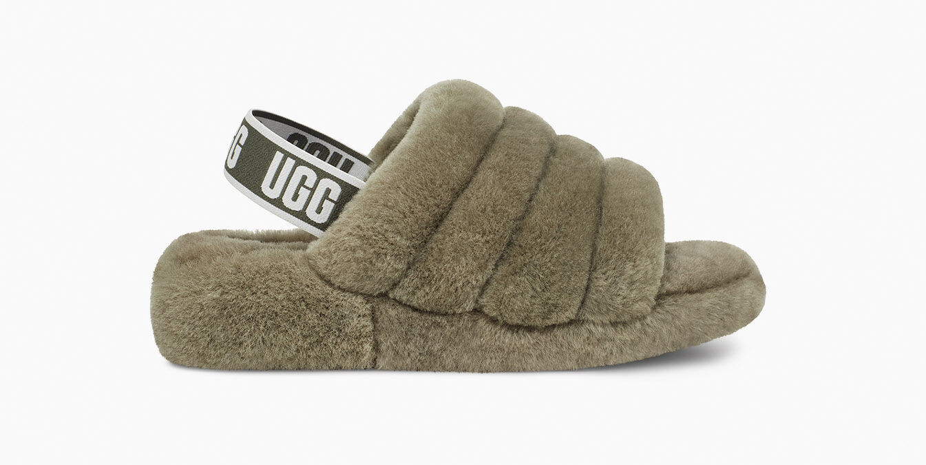 ugg fluff yeah logo slide