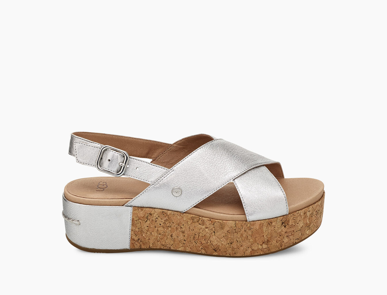 ugg shoshana metallic sandal