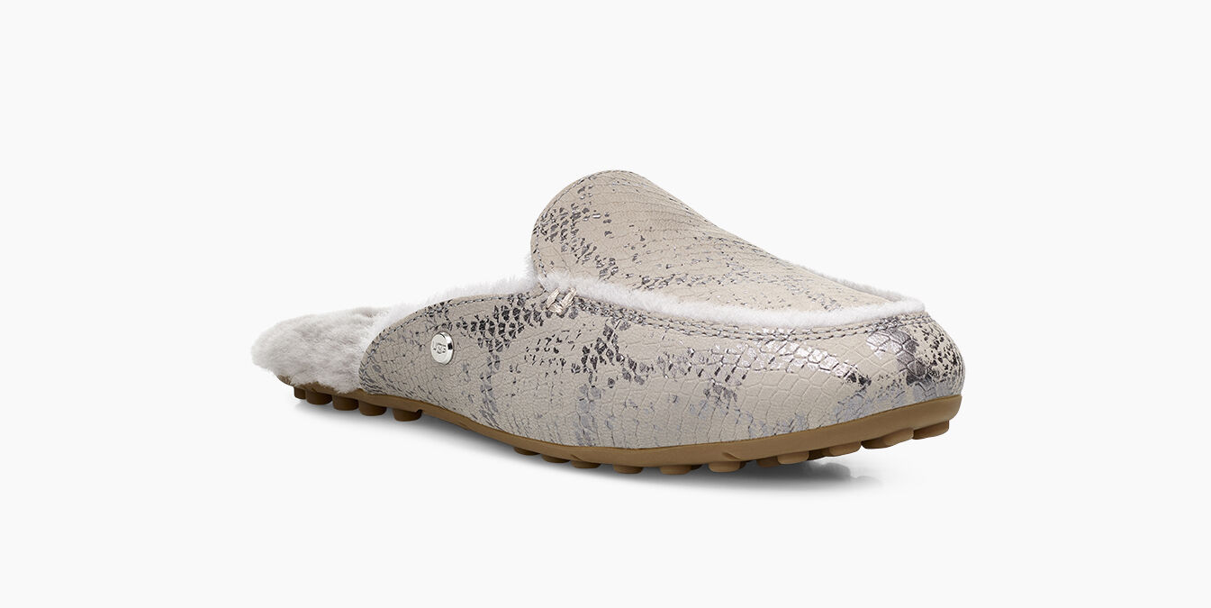 ugg lane metallic snake loafer
