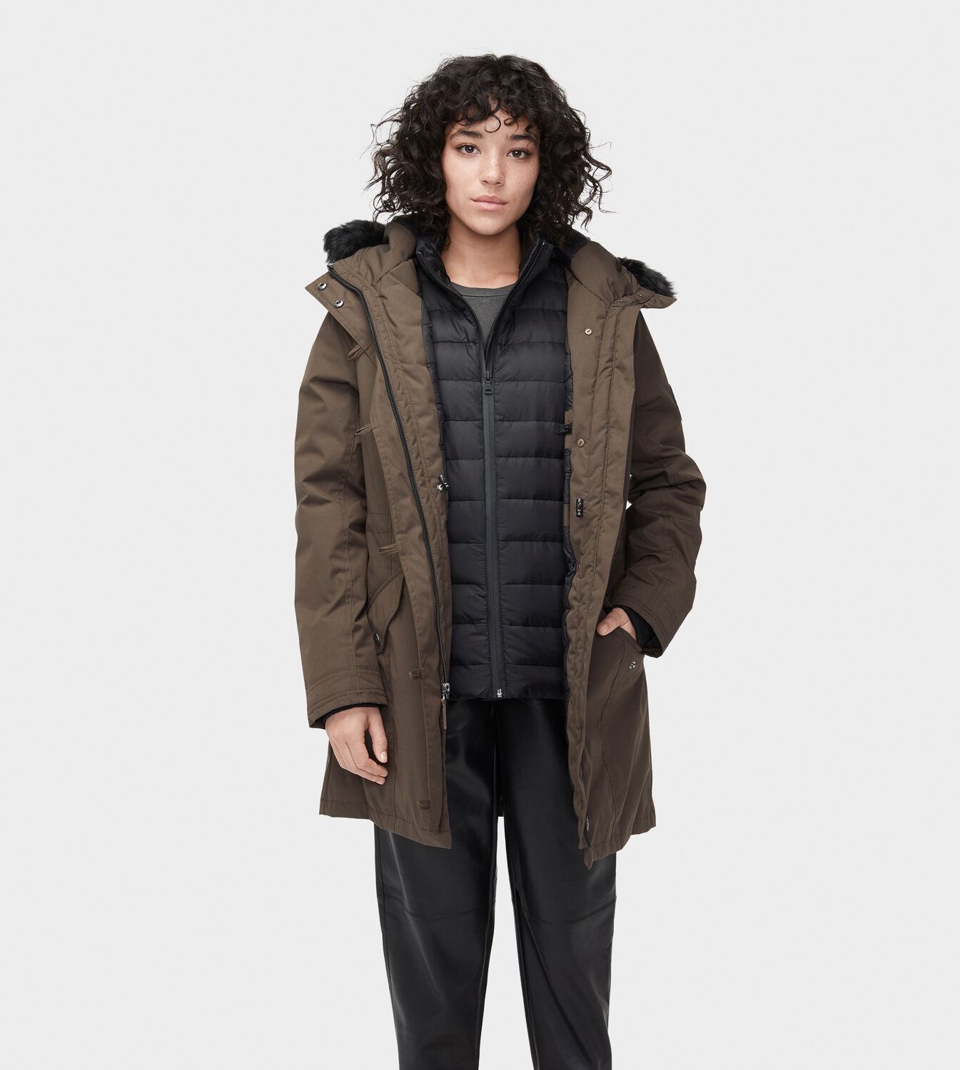 ugg adirondack parka black