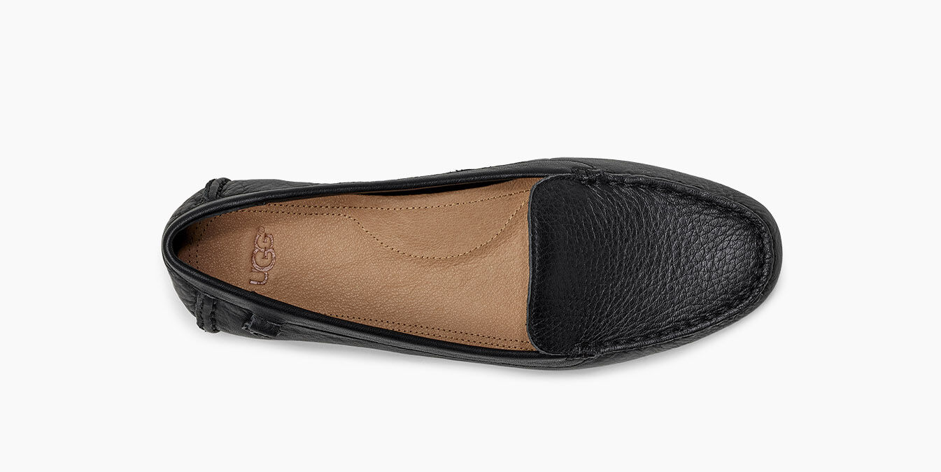 ugg flores leather loafers