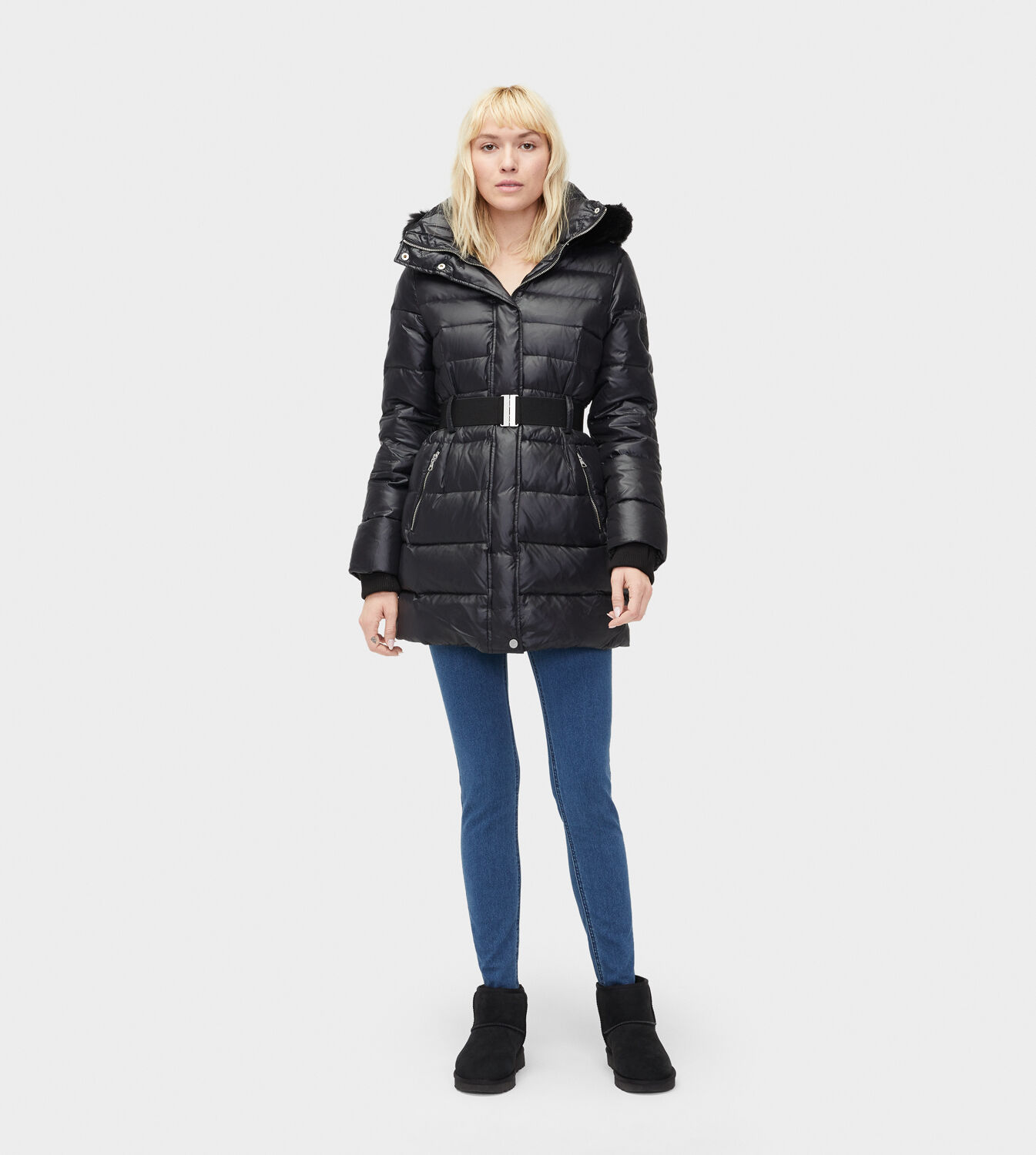 ugg belted down parka