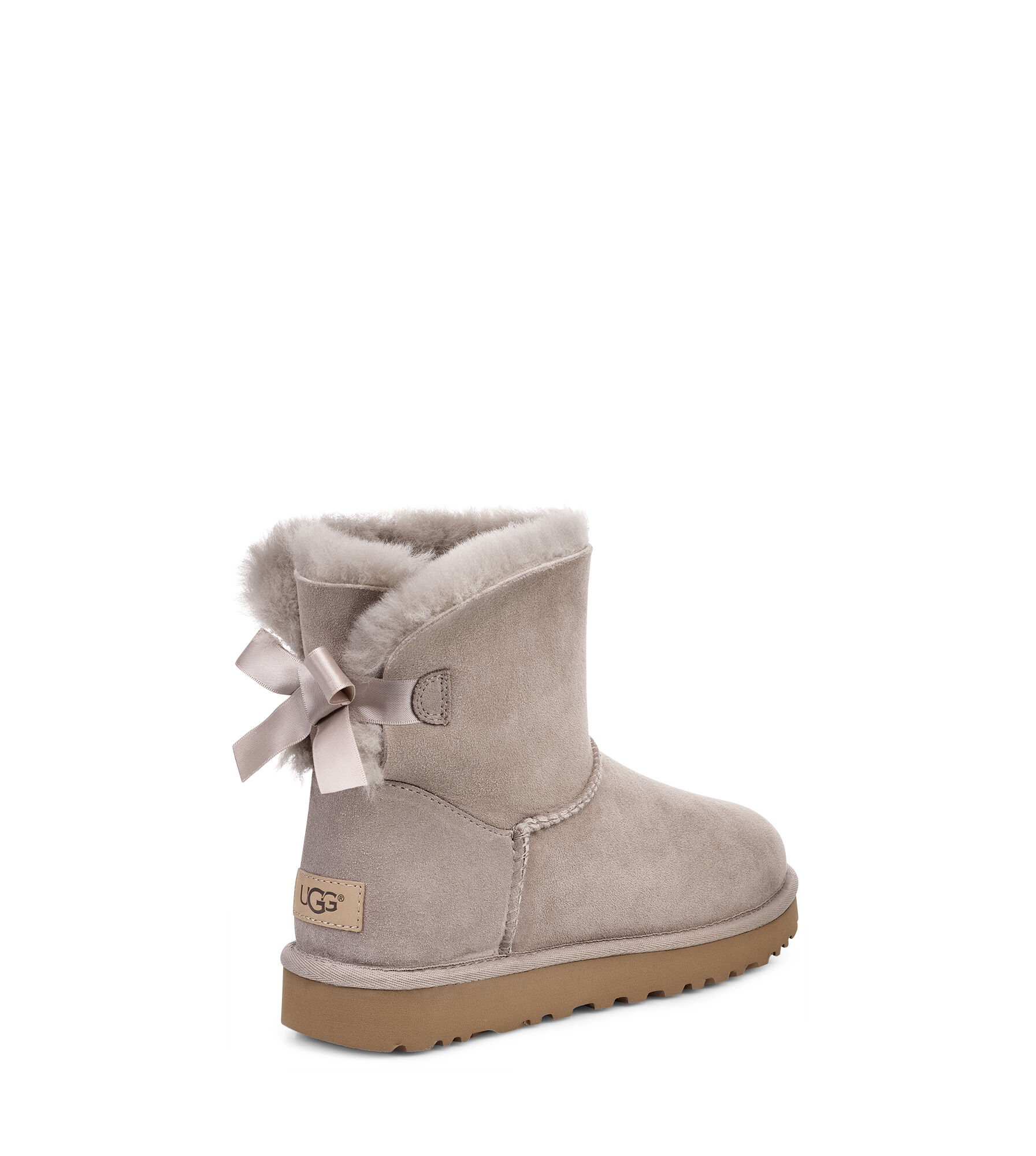 ugg bailey bow ii calf boots chestnut suede