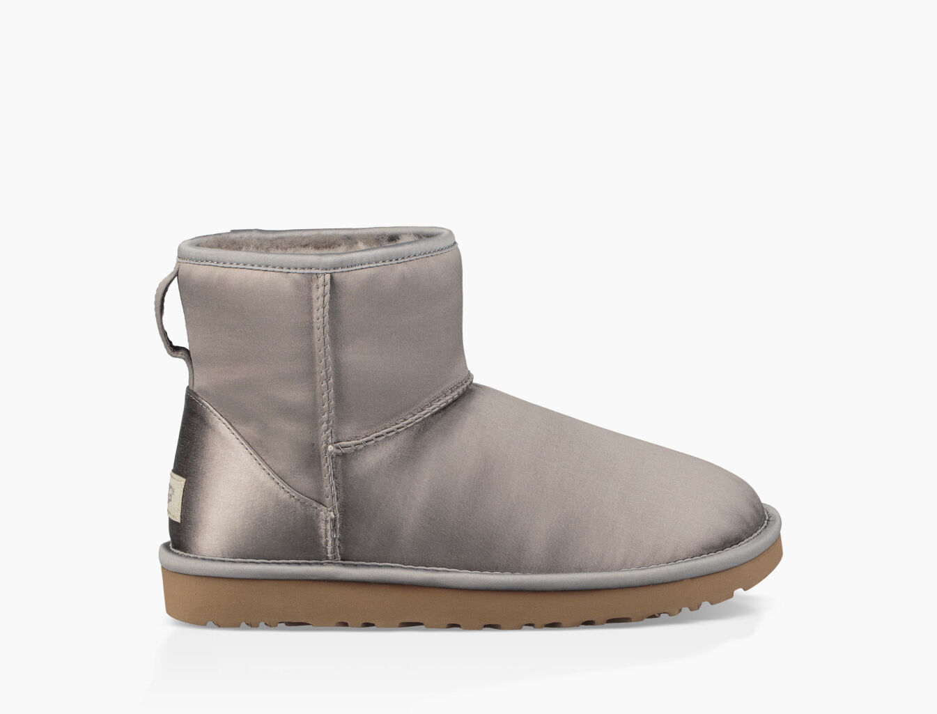 ugg classic mini quilted satin boot