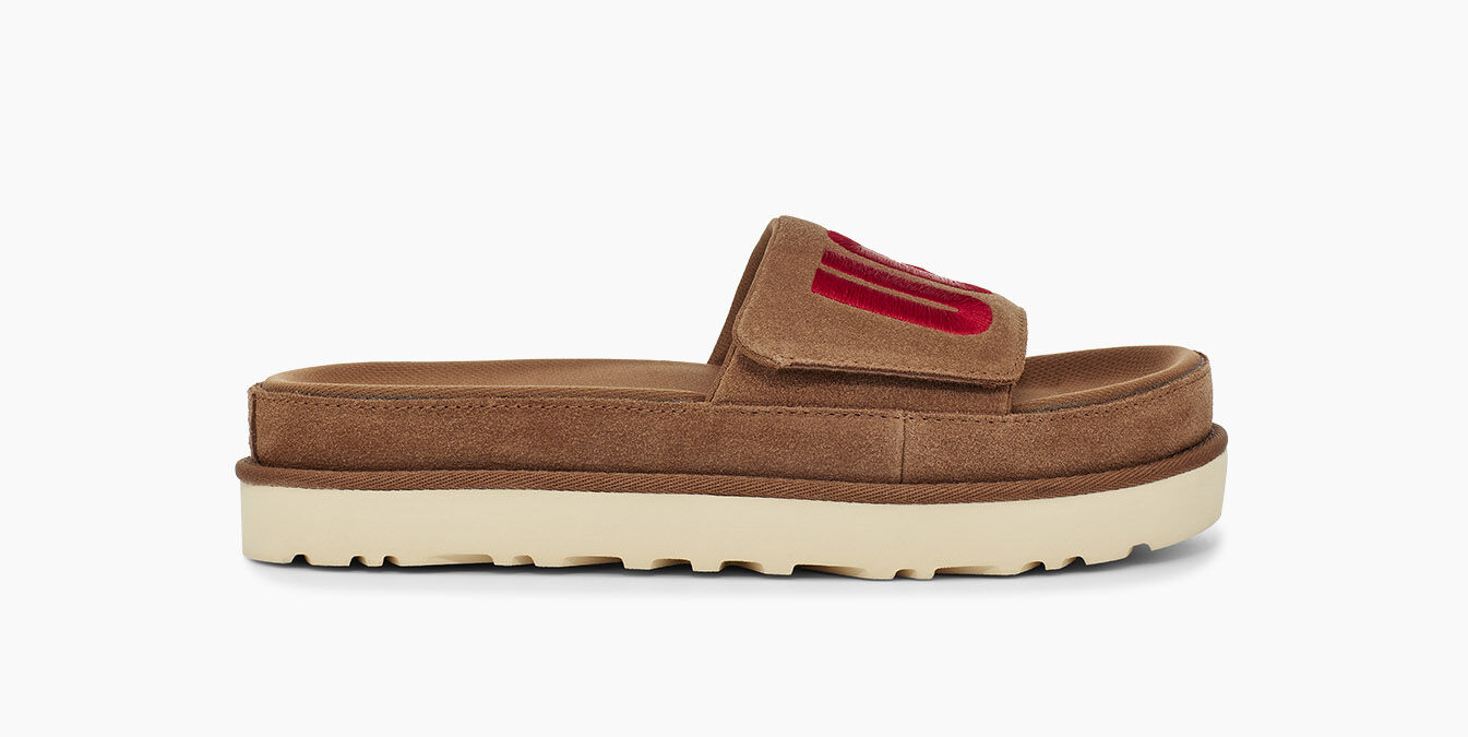 ugg laton fur slides