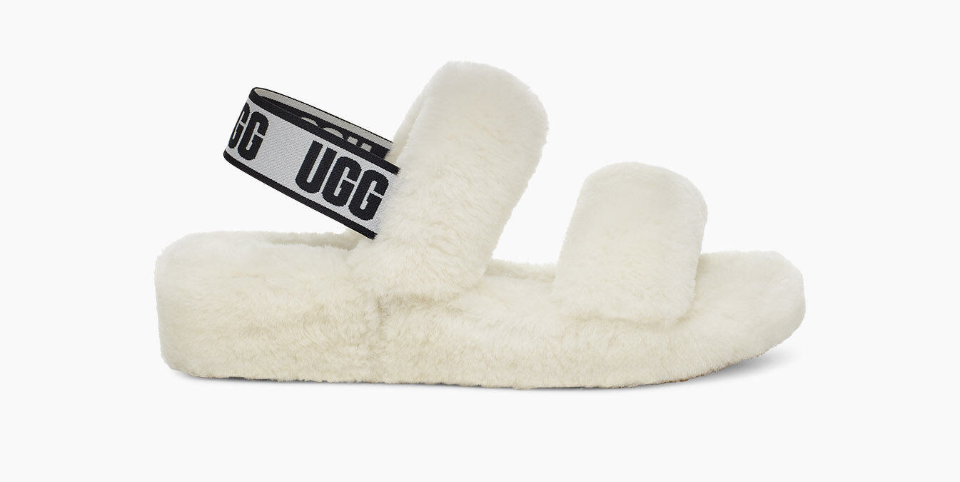 white uggs slides