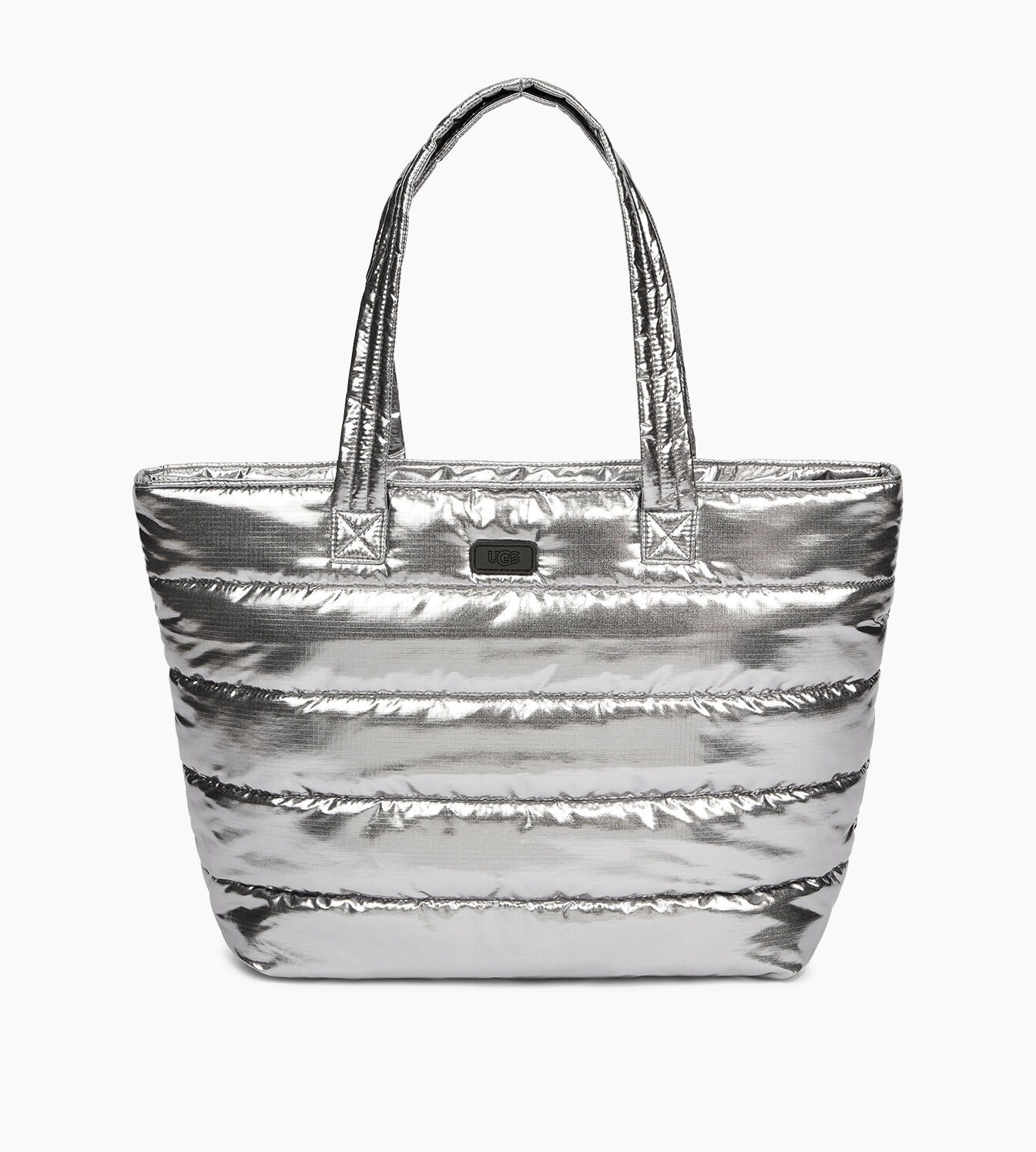 nylon puffer tote bag