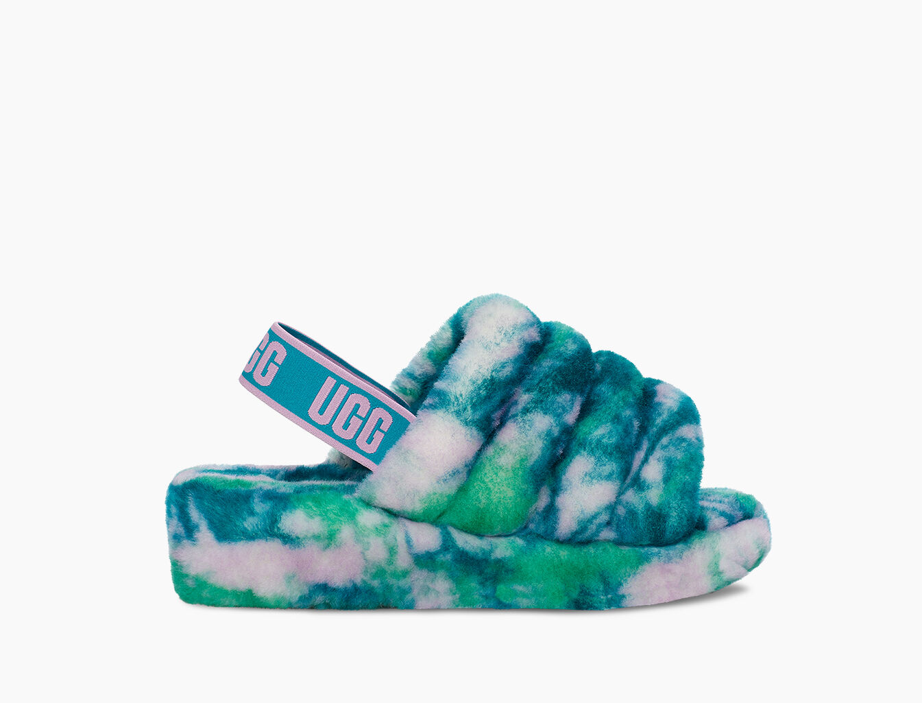 fluff ugg slides